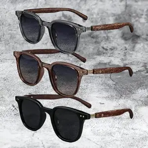 Unisex 3-Pack Full-Rim Trendy Retro Sunglasses, Anti-Ultraviolet UV Protection, Fashion Men's Sunglasses, Ideal for Cycling & Outdoor Activities, Anti-Ultraviolet Men's Sunglasses