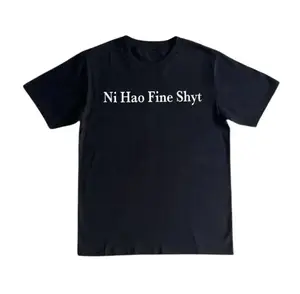 Ni Hao fine shyt heavy cotton shirt-Ni hao meme tee graphic vintage, sweatshirt s-3xl, Mens & women streetwear tops & underwear Casual Letter Print Casual Clothes