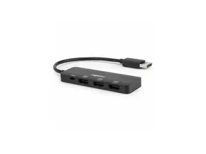 Rocstor Premium DisplayPort 1.4 to Tripple HDMI 4K Adapter - 1 x DisplayPort 1.4 Digital Audio/Video - Male - 3 x HDMI Digital Audio/Video - Female, 1 x Powered Micro USB - Female - 3840 x 2160 Suppor