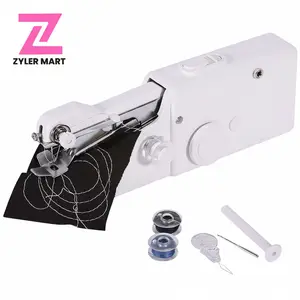 Portable Sewing Machine, Professional Mini Sewing Electric Handheld Quick Stitch Tool Suitable for Beginners DIY Fabric Kids Pet Clothing Curtain Sewingmachine