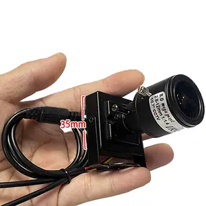 2 8mm 12mm Manual Focus 32mm Small Pixel HD 1200 Line Surveillance Analog Camera with Metal Bracket 1200TVL 0 001 Lux 1 2 7 Sensor 56x35mm