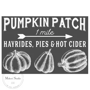 Pumpkins Ahead - Mesh Stencil 12x18