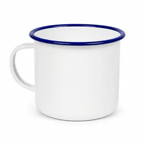 White Enamel Spiritual Ritual Mug (Gode Emaye)