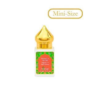 Nemat Vanilla Musk Perfume Oil — Mini 5ml— Rollerball or Bottle Arabian Fragrance