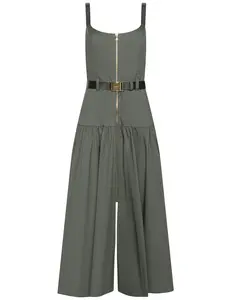 L'AGENCE Rima Maxi Dress in Smokey Olive