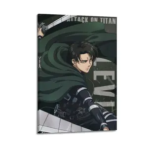 Levi Ackerman Modern Art Deco Painting Art Poster Wall Decoration Wall Poster Art Wall Rich Art Painting Corridor Art Painting Decoration