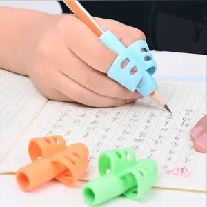 Pencil Grip Corrector, Creative Writing Posture Trainer, Simple Practical Dual Finger Pen Holder, Learning Supplies Gift, Office Supplies