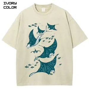 Manta Ray Graphic Tee, Sea Animal  Vintage T-shirt, Summer Tee, Ocean Unisex shirt, cotton crewneck shirt, Trending, Viral Gift For Him and Her