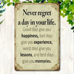 Aluminum Vintage Funny Quote Sign Rustic Farmhouse Decor Heavy Duty with Pre Drilled Holes for Easy Hanging Indoor or Outdoor Use Yard Sign