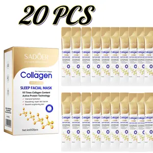 Collagen Overnight Sleeping Mask – Hydrating & Brightening, No Rinse, 4ml x 20pcs