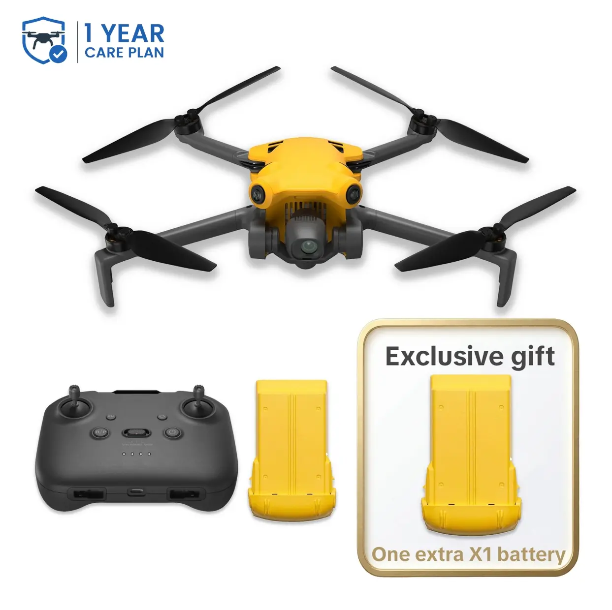 SKYROVER X1 Drone with Camera 4K, Mini Drone for Adults, 8K Photo, Under 249g, 50000ft Transmission, 360 Degree Obstacle Sensing, 32-Min Flight Time, Hd Camera Drone, 50000Ft Range, One Year Care Plan