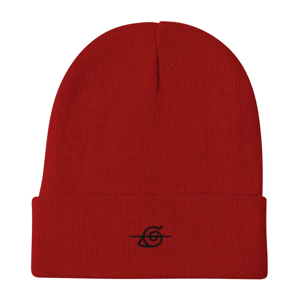 Rogue Leaf Embroidered Beanie