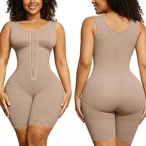Women's Shapewear Bodysuit Tummy Control High Waist Body Shaper with Butt Lifter Seamless Sculpting Compression for Daily Party Plus Size Colombian Style Fit Waist Trainer waist trainer waist trainers faja fajas shapewear corset  body shapewear