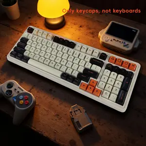 123/150-key large carbon three-tone simple keycap, original factory/ASA height compatible with most 61/87/96/98/104/108 keyboards. This product is a keycap, not a keyboard