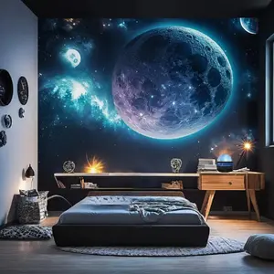 Aurora Starry Sky Projector Night Light, USB Powered RGB Night Light Projector with Remote Control, Multipurpose Novelty Lighting for Bedroom & Living Room Decor, Audio