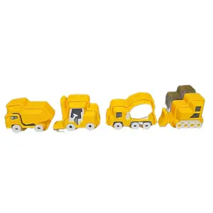 construction truck clicker figurines