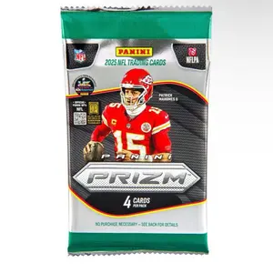 Panini Prizm NFL Pack Snack - 2025 NFL Trading Cards with 4 Cards Per Pack - Official NFLPA Licensed Product