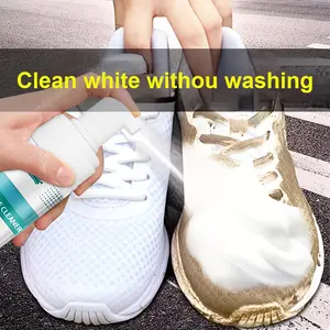 Ouyaaqii Shoe Cleaning Agent - Non-Toxic, No Harsh Chemicals,  Yellowing, Leather, Sneakers, Boots, Car Interiors -  Travel, Camping, Gifts (200-500ml), Travel Essentials, Compact Design, Gentle Formula, Sneaker Enthusiasts