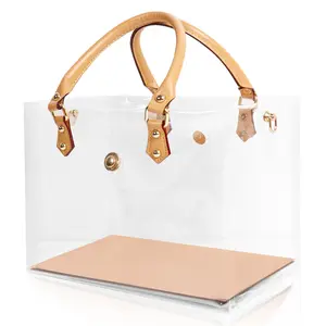 DIY Clear PVC Tote Bag Kit - Handmade Transparent Handbag Making Set, Craft Gift for Birthday & Holidays,Mother's Day Gift