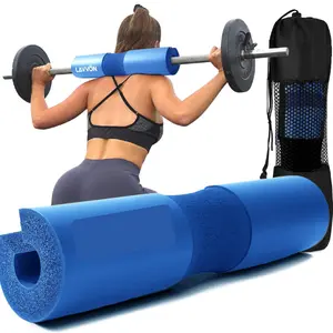 Squat Pad - Foam Barbell Pad for Squats Cushion, Lunges & Bar Padding for Hip Thrusts - Standard Weight Bar Pad - Provides Cushion to Neck and Shoulders While Training