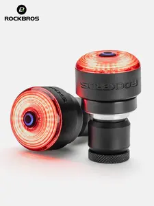 ROCKBROS R0 Smart Brake-Sensing Light Waterproof Tail Handle Plug Light Auto Sync