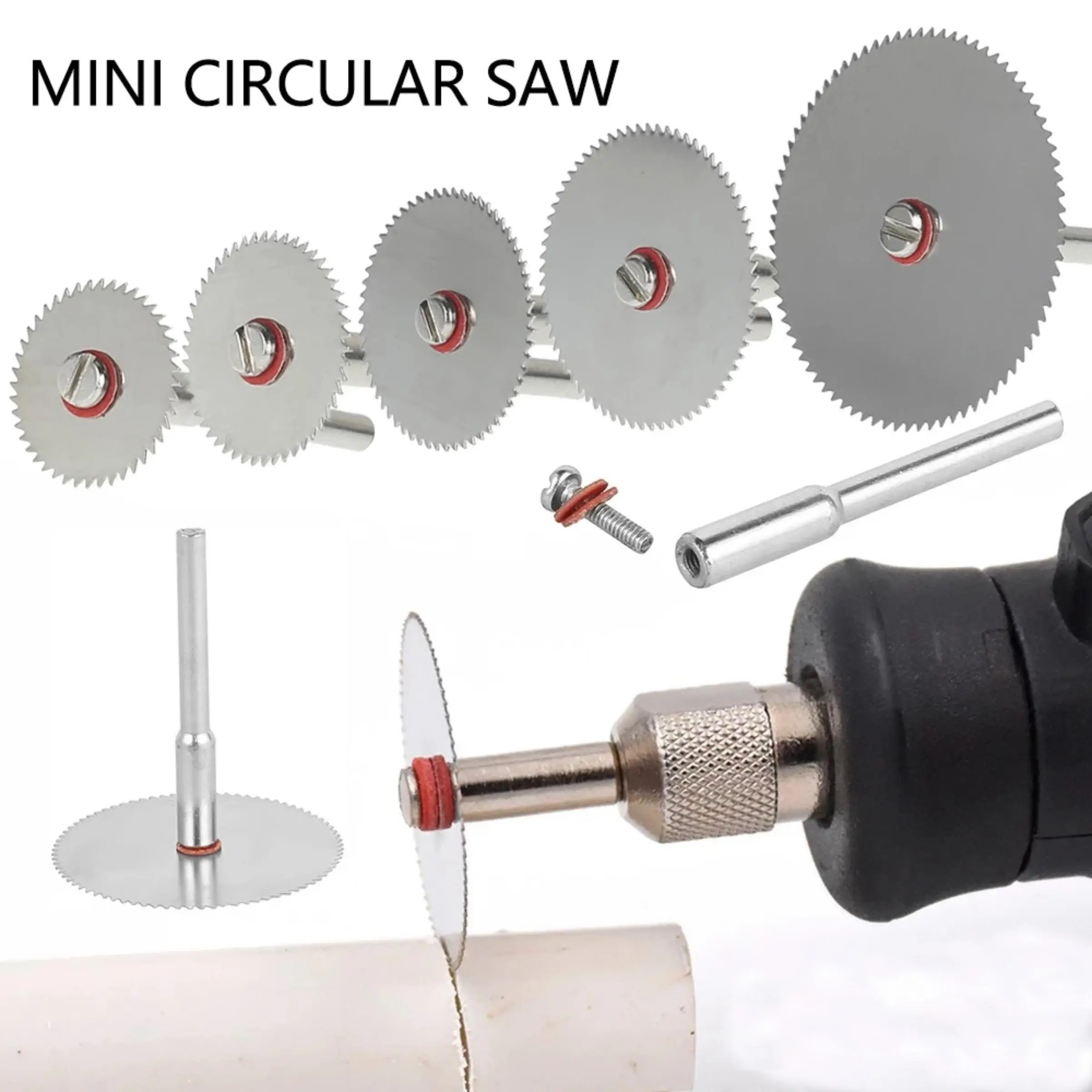 Mini Circular Saw Blade Set, Electric Grinding Cutting Disc, Metalic Rotating Tool, Woodworking Cutting Disc, Power Tool Accessories