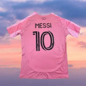 24 25 Home No.10 Messi short sleeve Soccer Jerseys