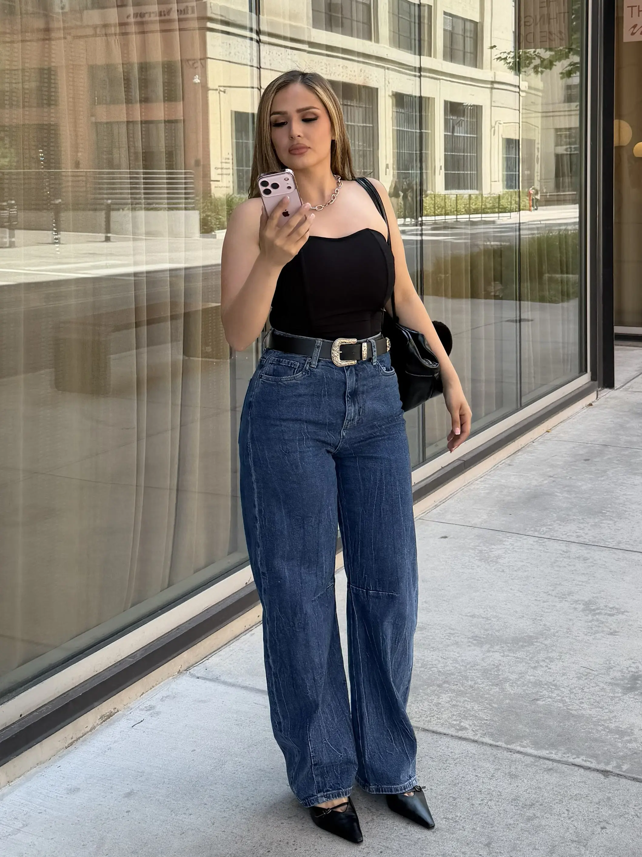 seafoam serenede jeans - TikTok Shop