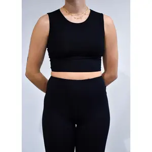 Cropped Fitted Muscle Tee
