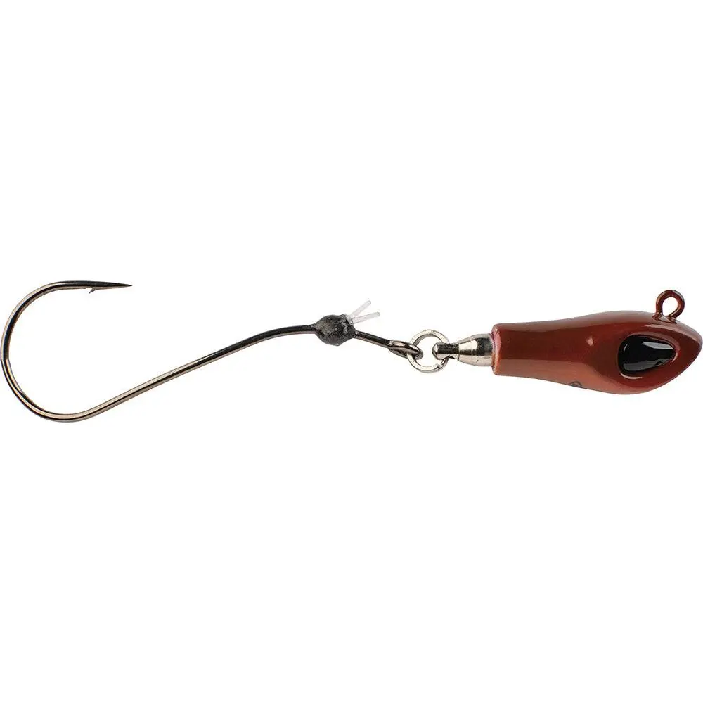 Berkley Rawler Crawler Jig - Artificial Lure Jigs for Fishing, 1/2 oz & 3/8 oz., Nightcrawler Design, Cast Like a Bullet, Easy Setup, Lead Alloy, Hydrodynamic, Helical Hook, Compact
