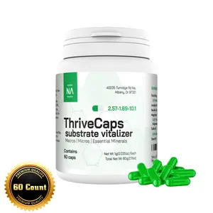 ThriveCaps Aquarium Root Cabs – Premium Root Fertilizer for Live Plants – Slow Release – Strong NPK + Micros – Safe for Shrimp & Snails – 60 Count