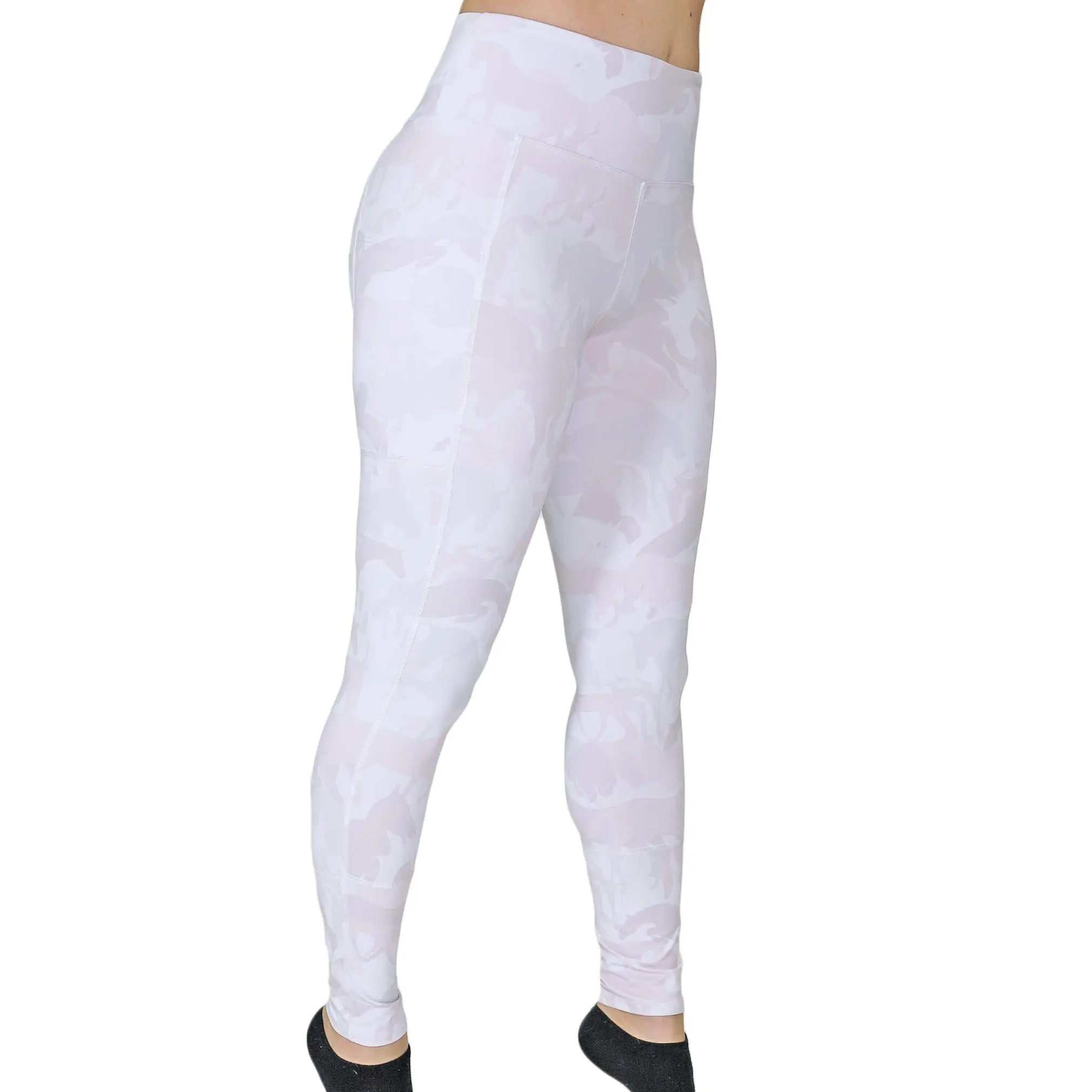 WELLINGTON PINK CAMO RIDING LEGGING