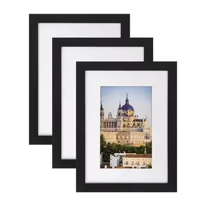3pcs 12x16 Wooden Picture Frames, Modern Minimalist Wall Art Display, Artwork Decor, Easy to Hang, No Pads, Suitable for Prints, Photos, Posters