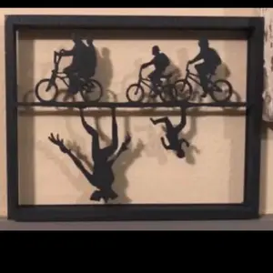 Stranger things silhouette decor