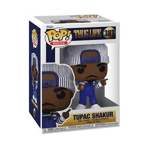Funko Pop! Rocks - Tupac Shakur in Overalls #387 Collectible Pop Vinyl Figure