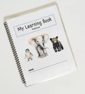 Preschool Learning Book with 27 Activity Pages| Toddler Busy Book|Toddler Workbook|Homeschool Curriculum busy  books for kids