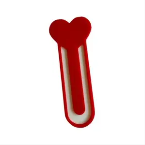 Set of 4 Heart-Shaped Bookmarks