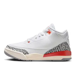 Little Kid's Jordan 3 Retro "Georgia Peach" Wht/Csmc Cly-Sl (FQ9174 121)