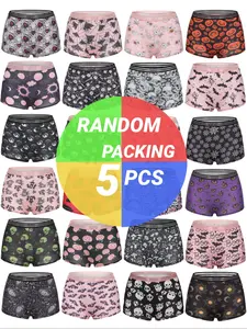 Morvia Women's Breathable Soft Fabric Sports Underwear, Anti-Chafe Design Comfortable Panties Set for All Seasons, Casual Style