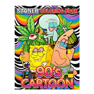 Stoner Coloring Book: 53+ Retro-Inspired Psychedelic & Trippy Coloring Pages for Stress Relief and Relaxation, The Ideal Gift for Weed Lovers and Cartoon Enthusiasts, Adult Coloring Books
