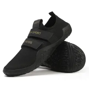Unisex Breathable Velcro Sports Shoes for Weightlifting & Squat Training - Comfortable, Stylish Sneakers for Gym Workouts, Training Sessions, and Casual Wear, Perfect for All Your Fitness Needs