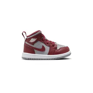 Toddler's Jordan 1 Mid Cherrywood Red/White (DQ8425 615)