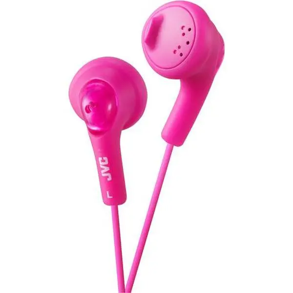JVC Ha-F160-P-K Gumy Earbud Headphones (Peach Pink)  [HEADPHONES] Pink, Earbuds, In-Ear