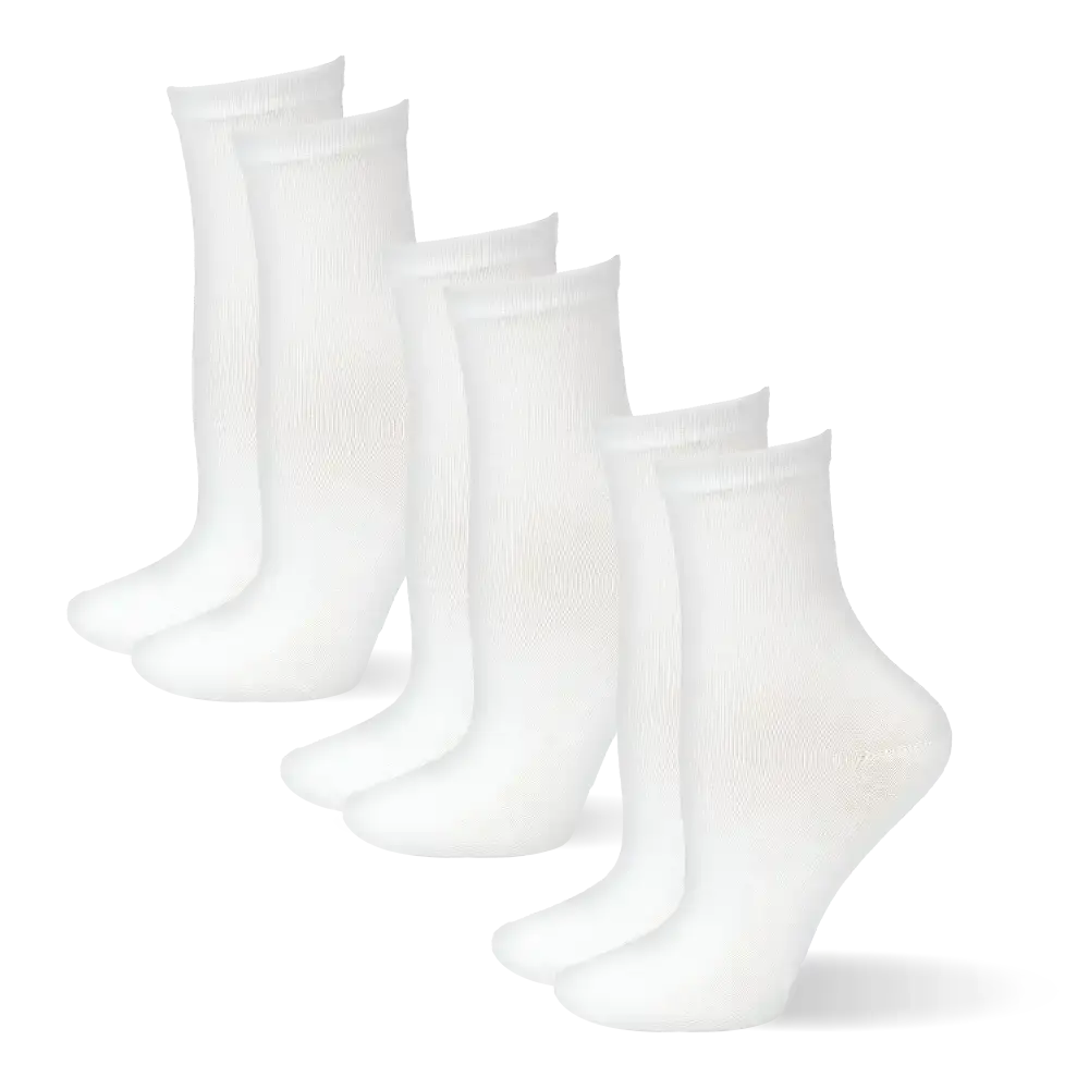 Arria 3‑Pack Basic Socks – Crew & Invisible No‑Show