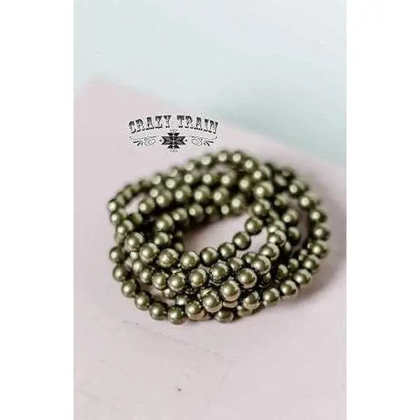 Crazy Train Army Green #56 Arm Candy Bracelet