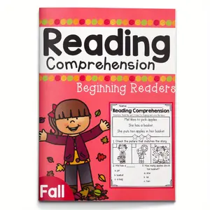 Fun Reading Comprehension Workbook Kids Engaging Early Learning Activity Book Simple Sentence Practice Picture Matching Question Answering Build Fundamental Literacy Reading Skills Preschool Elementary Children