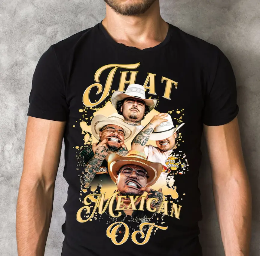 Vintage Concert Tee Featuring That Mexican OT and Eye-Catching Bootleg Design