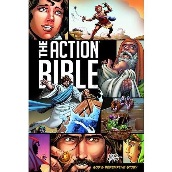 The Action Bible: God's Redemptive Story (Action Bible Series) - Hardcover