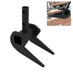Heavy Duty Deck Wrecker Pallet Breaker Board Removal Tool Wood Pallet Tool for Breaking Pallets Framing Roofing Drywall Without Handle Black
