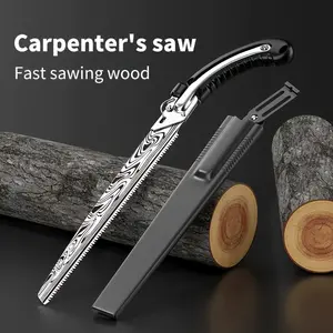 1 Folding Hand Saw - Portable Folding Design, Sharp Blade, Suitable for Wood, Soft Metal, Gardening, Carpentry, DIY Projects - Suitable for Professionals and Home Workshops, Outdoor Cutting, Ergonomic Handle, Precision Cutting Tool, Professional Carpenter